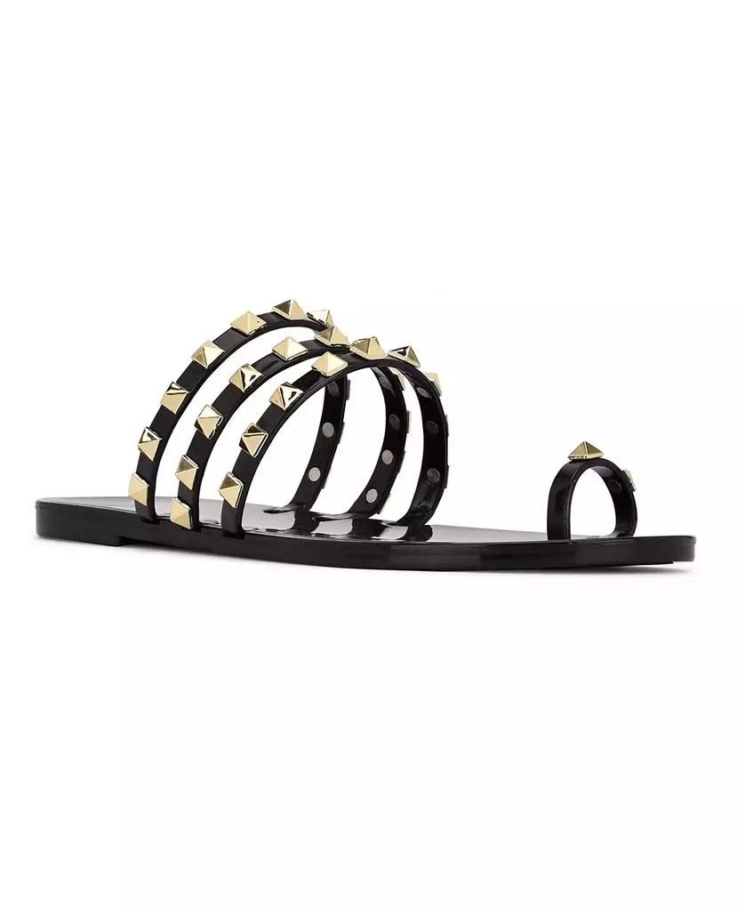 商品Nine West|Women's Cartee Jelly Studded Strappy Sandals,价格¥156,第1张图片