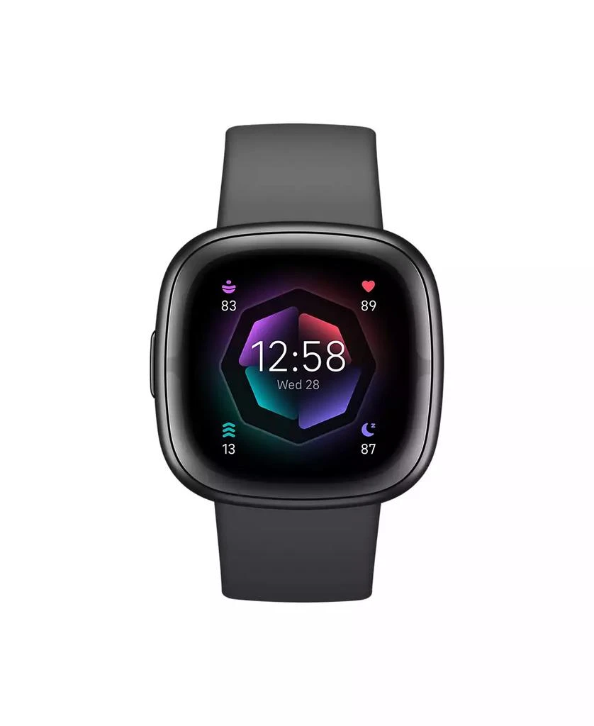 商品Fitbit|Sense 2 Shadow Gray Graphite Smartwatch, 39mm,价格¥1893,第1张图片