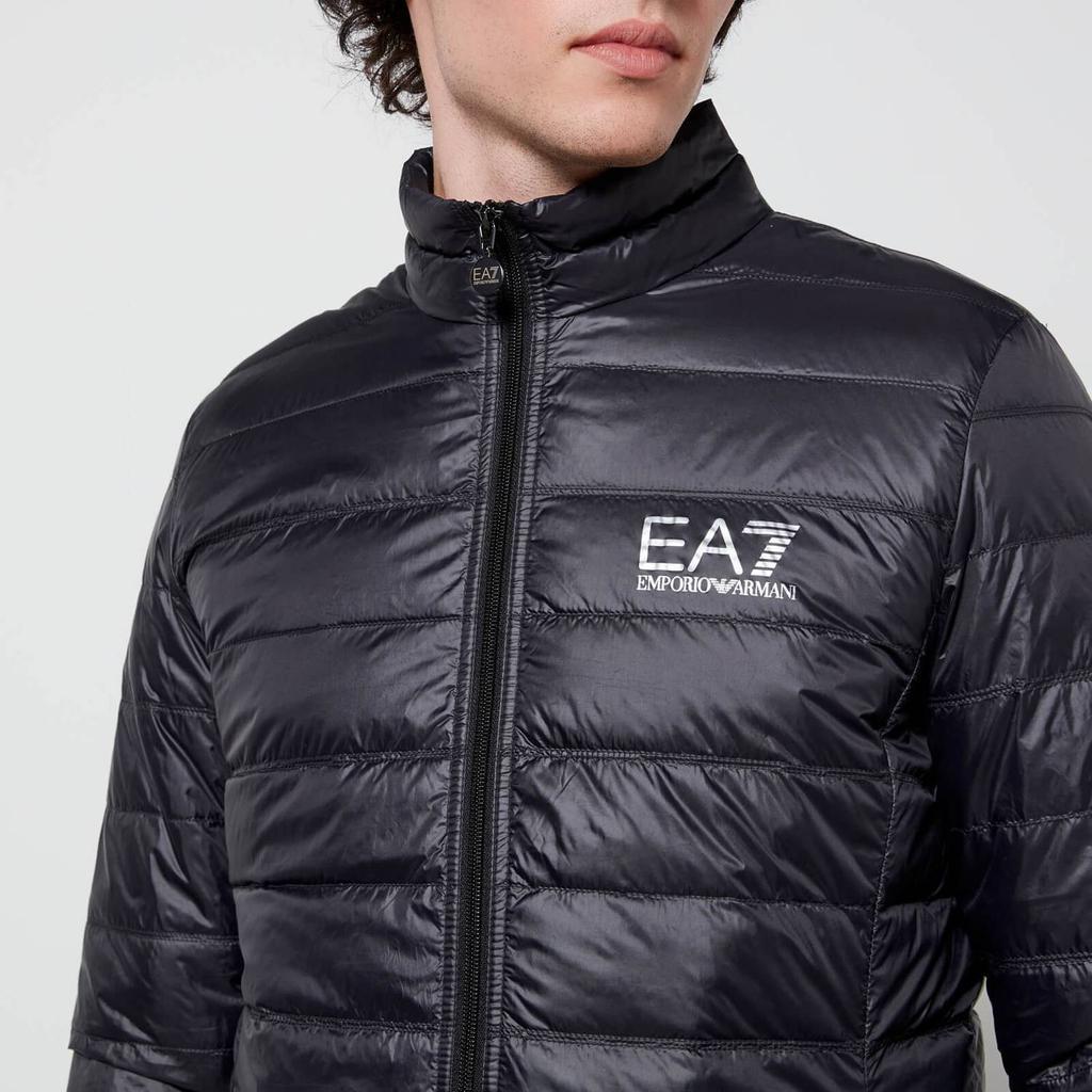 商品EA7|EA7 Men's Core Identity Lightweight Packable Jacket - Black,价格¥1337,第6张图片详细描述