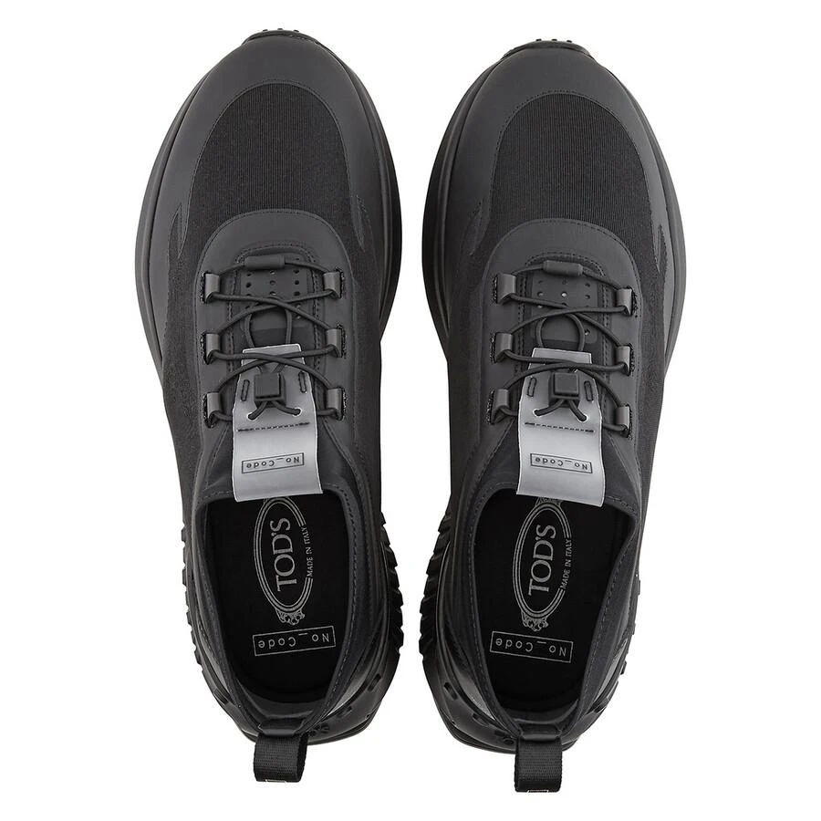 商品Tod's|No_Code J 男士深色焦油低帮运动鞋,价格¥1434,第3张图片详细描述