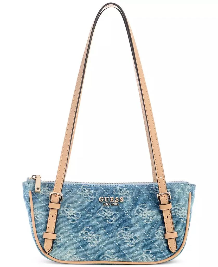 商品GUESS|Cerelia Small Denim Shoulder Satchel,价格¥652,第1张图片