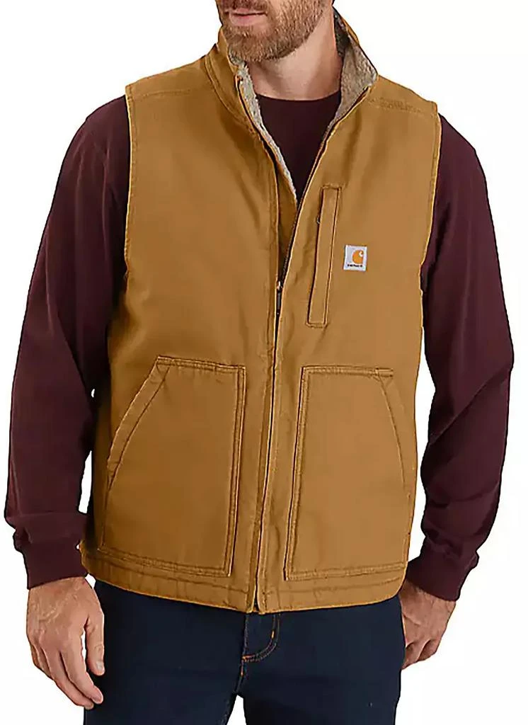 商品Carhartt|Carhartt Men's Sherpa-Lined Mock Neck Vest,价格¥658,第1张图片