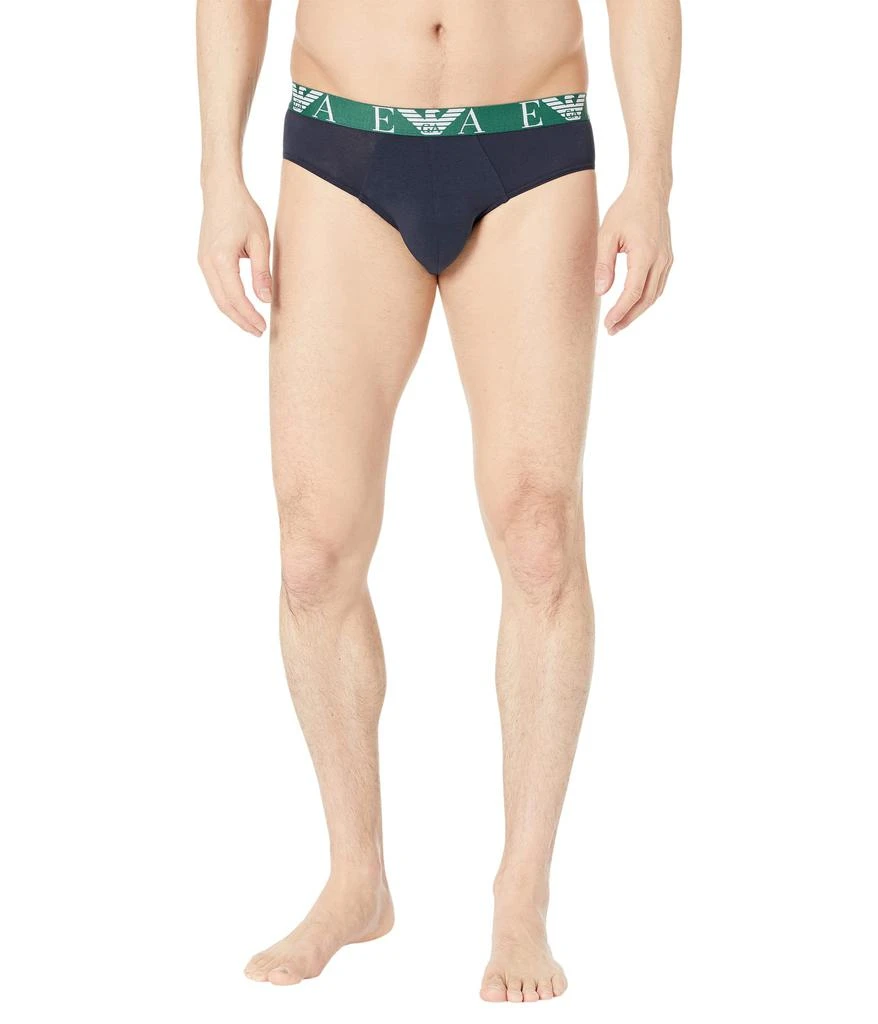 商品Emporio Armani|Bold Monogram 2-Pack Brief,价格¥231,第1张图片详细描述
