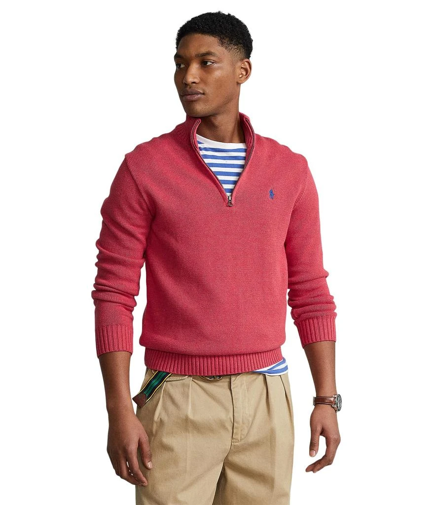 商品Ralph Lauren|Cotton 1/4 Zip Sweater,价格¥1089,第1张图片