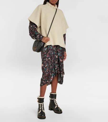 商品See by Chloé|Ruffled wool-blend knit sweater,价格¥2354,第2张图片详细描述