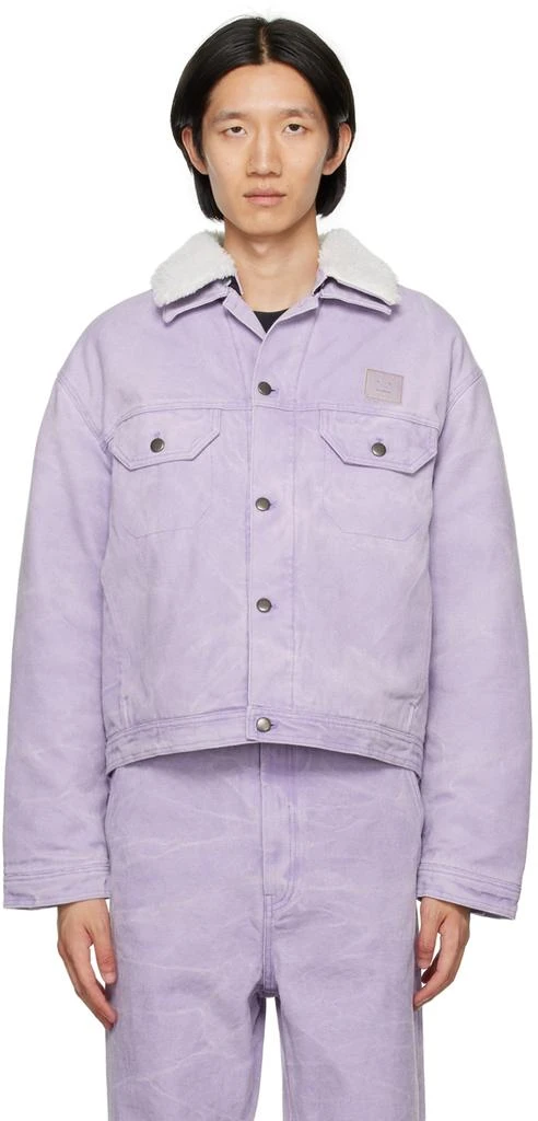 商品Acne Studios|Purple Padded Jacket,价格¥2520,第1张图片