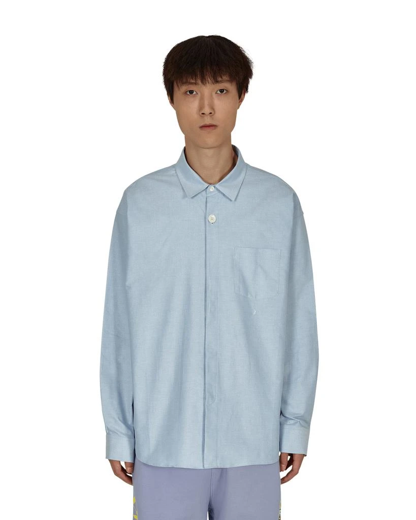 商品STUSSY|Big Button Oxford Longsleeve Shirt Blue,价格¥525,第1张图片