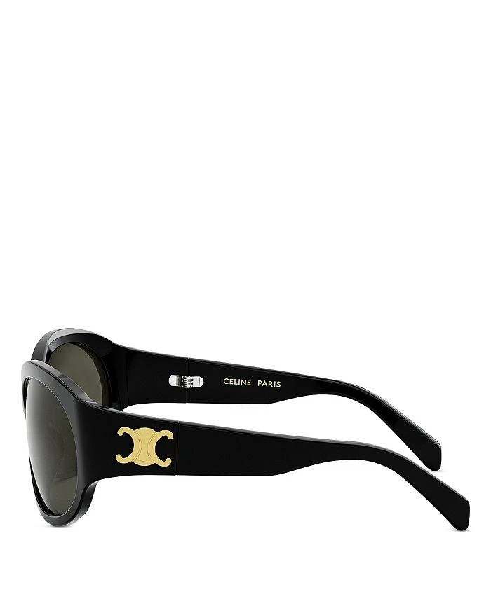 商品Celine|Triomphe Oval Sunglasses, 62mm,价格¥3830,第3张图片详细描述