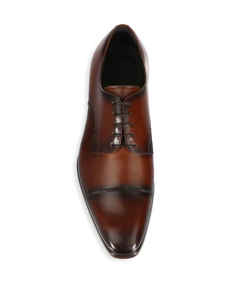 商品A. Testoni|Cap Toe Leather Derbys,价格¥4122,第4张图片详细描述