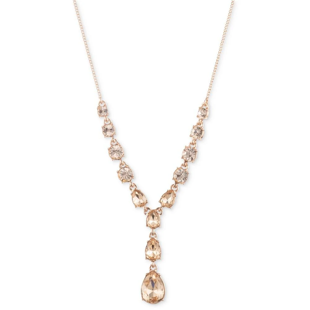 商品Givenchy|Crystal Mixed Stone Y Necklace, 16" + 3" extender,价格¥89,第1张图片