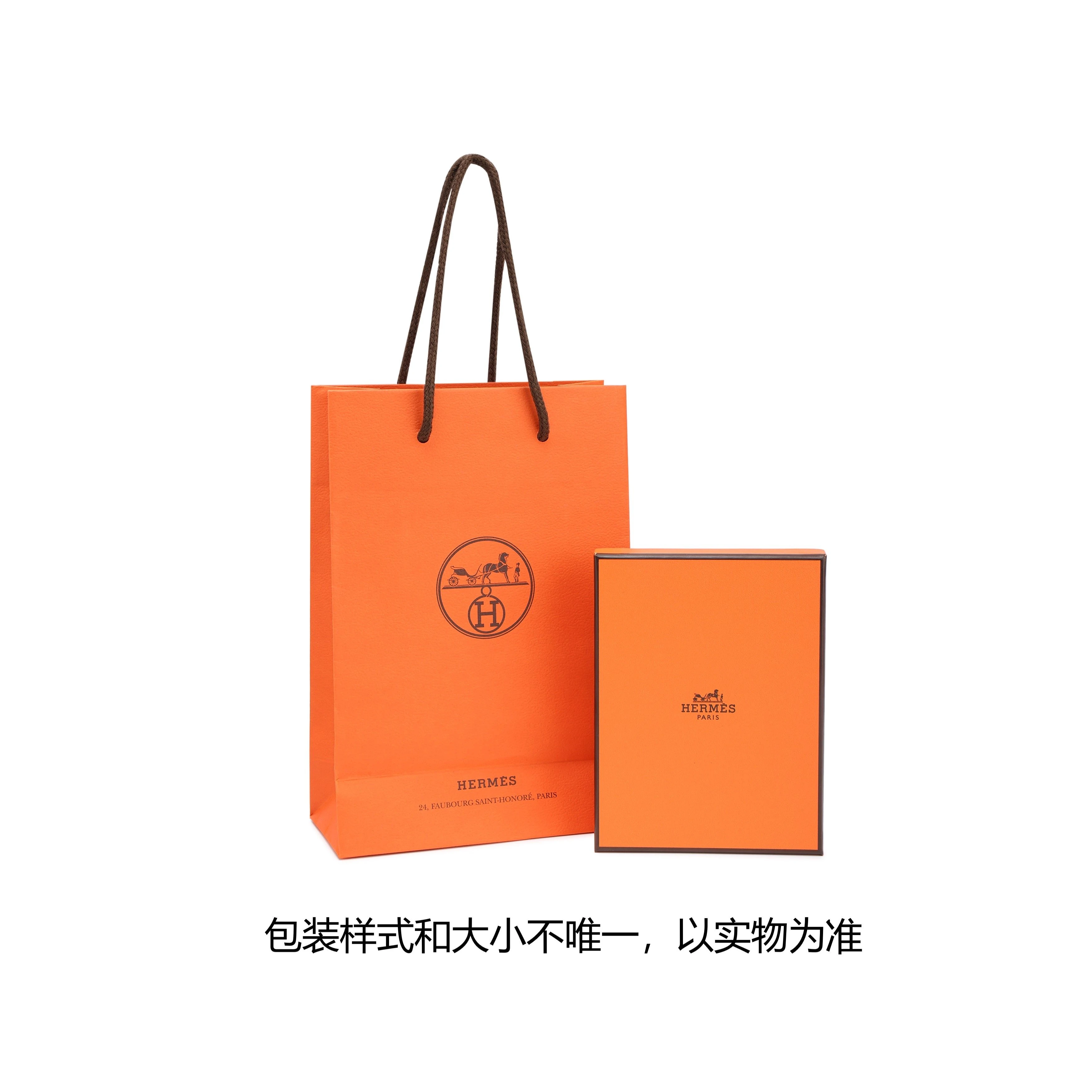 商品[国内直发] Hermes|爱马仕 POP H项链系列 吊坠糖果粉色 镀金 项链 女款 链条玫瑰金色,价格¥5217,第3张图片详细描述