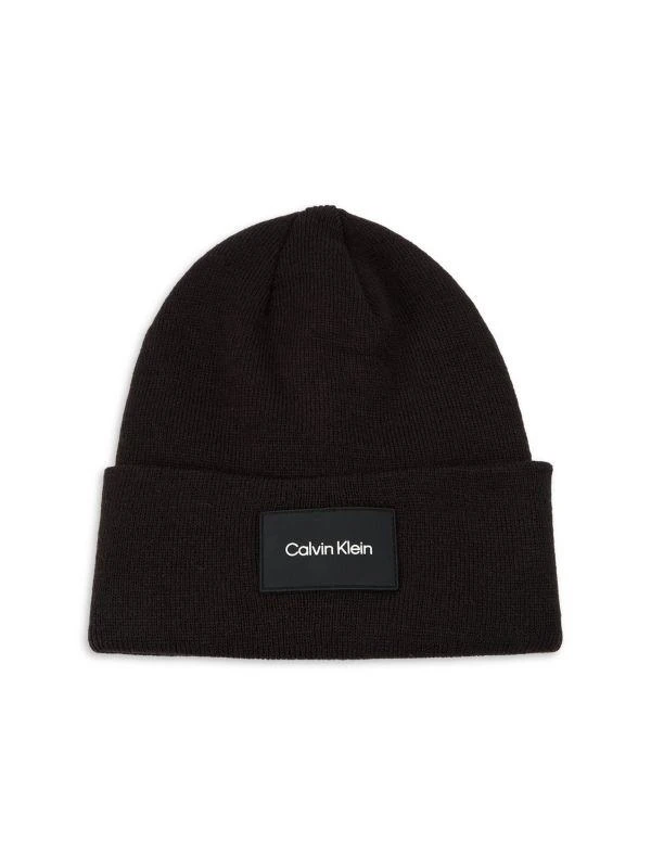 商品Calvin Klein|Logo Patch Beanie,价格¥204,第1张图片