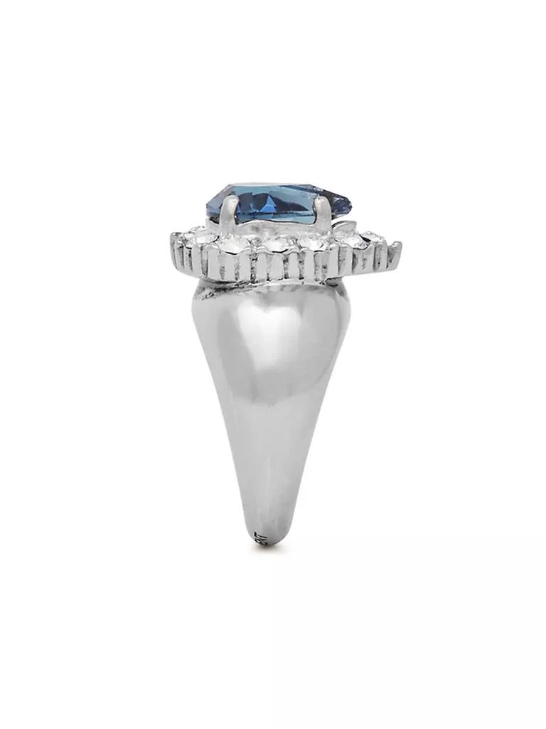商品Yves Saint Laurent|Emerald Princess Ring in Metal,价格¥3693,第3张图片详细描述