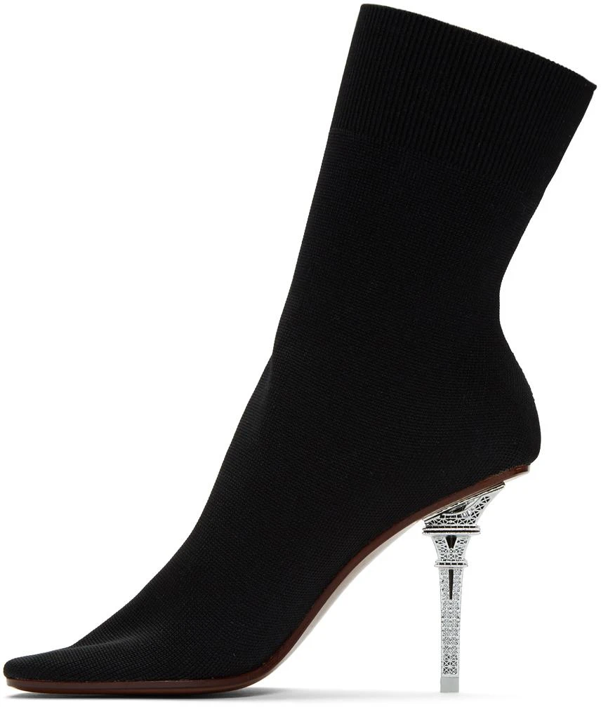 商品Vetements|Black Eiffel Tower Sock Boots,价格¥2870,第3张图片详细描述