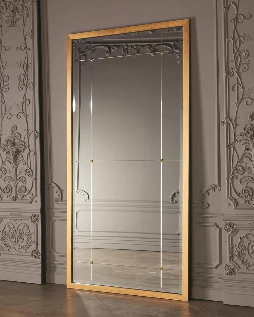 商品Global Views|Beaumont Gold Leaf Floor Mirror,价格¥27333,第1张图片