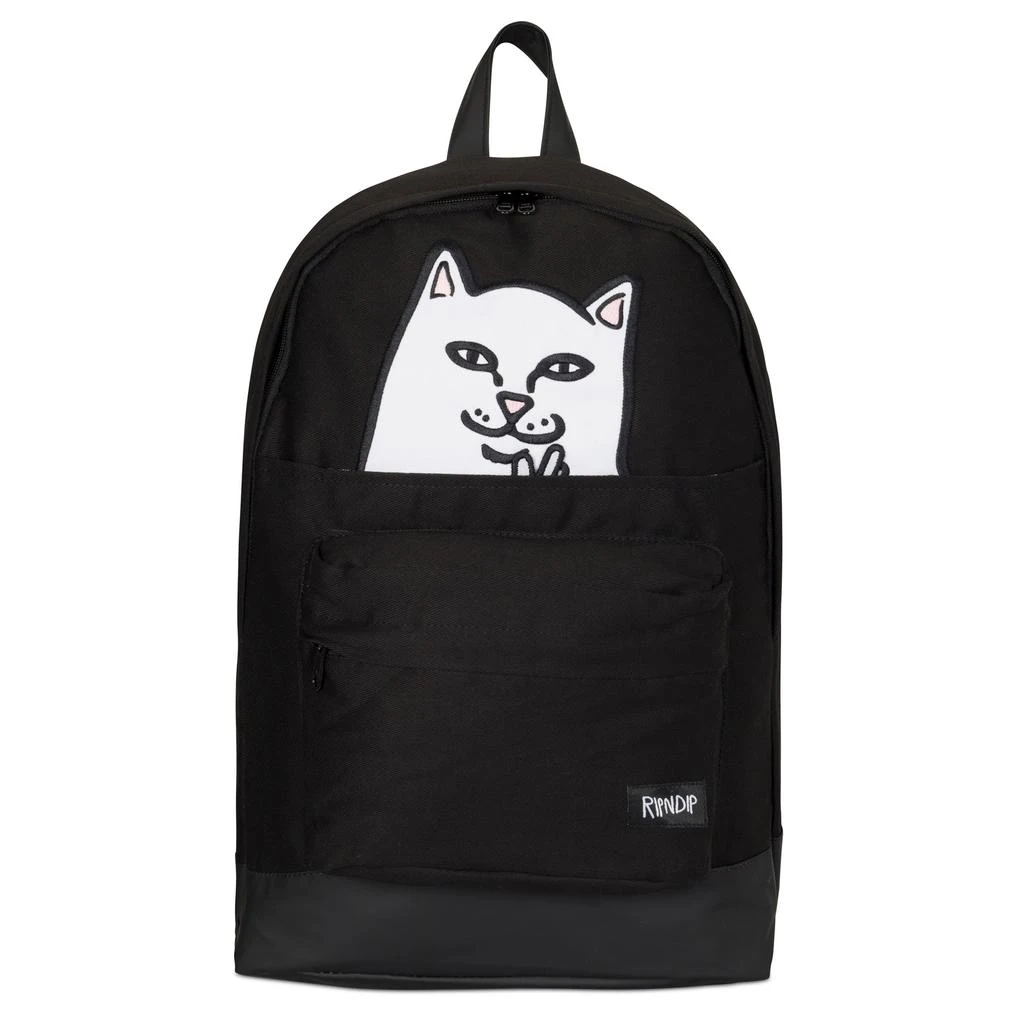 商品RIPNDIP|Lord Nermal Velcro Hands Backpack (Black),价格¥533,第1张图片