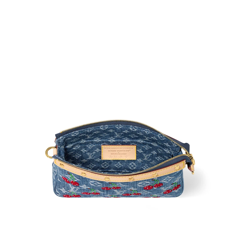 商品Louis Vuitton|LV/路易威登 女士蓝色牛仔布单肩包,价格¥21146,第6张图片详细描述