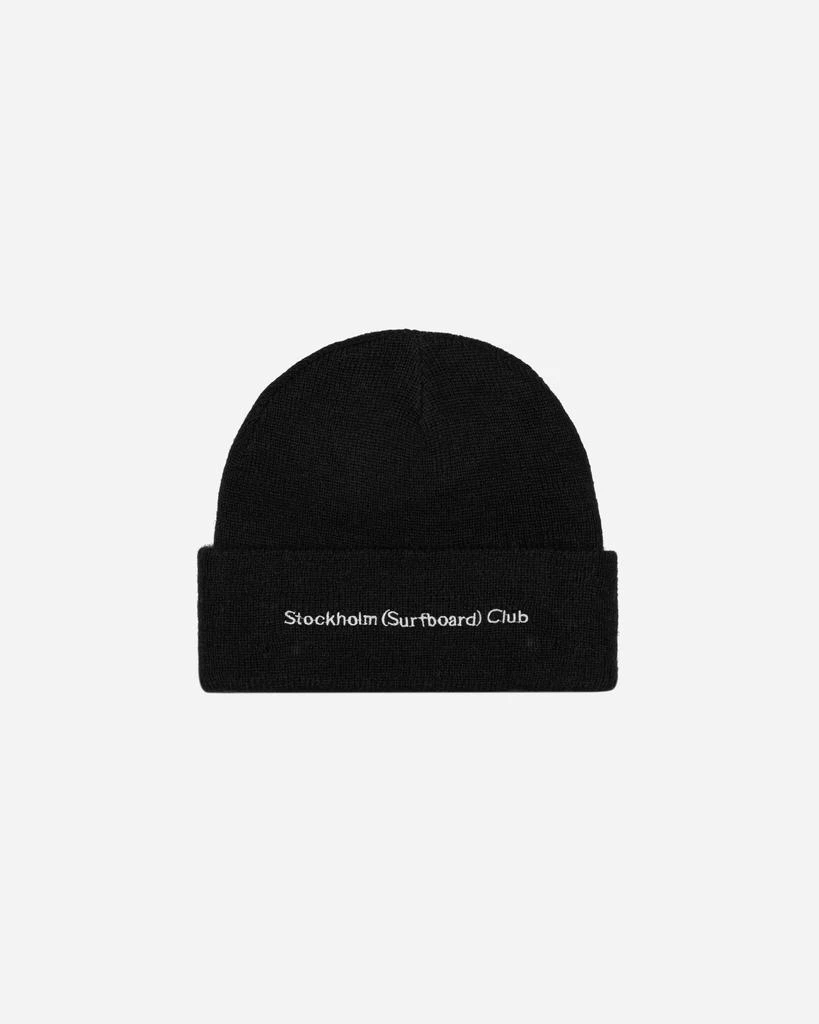 商品Stockholm (Surfboard) Club|Beanie Black,价格¥370,第2张图片详细描述