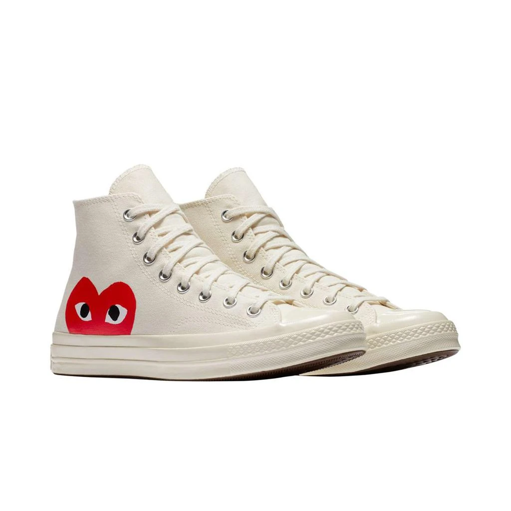 商品Comme des Garcons|COMME DES GARÇONS PLAY CONVERSE CHUCK 70 HIGH CREAM,价格¥1474,第4张图片详细描述