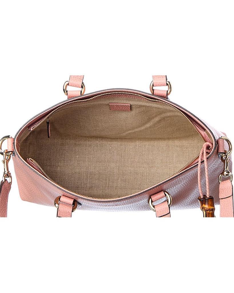 商品[二手商品] Gucci|Gucci Pink Leather Convertible Bamboo Tote (Authentic Pre-Owned),价格¥5201,第5张图片详细描述