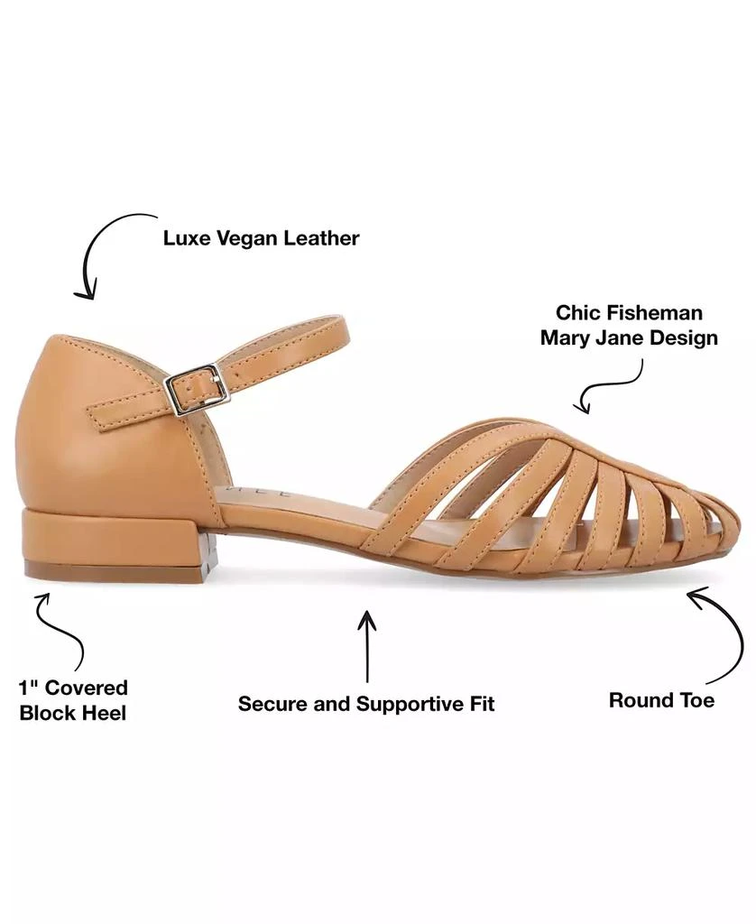 Women's Joannah Fisherman Ankle Strap Flat 商品