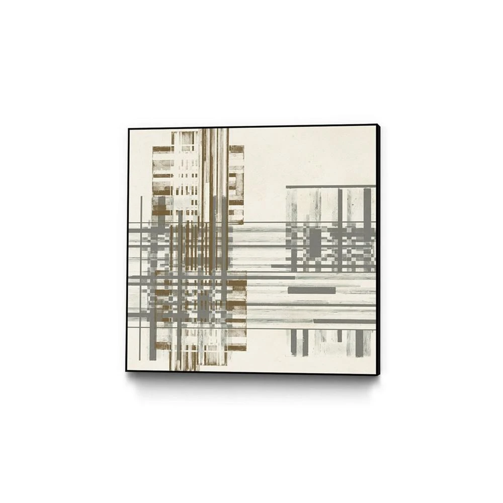 商品Giant Art|30" x 30" Matrix Illusion I Art Block Framed Canvas,价格¥3341,第1张图片