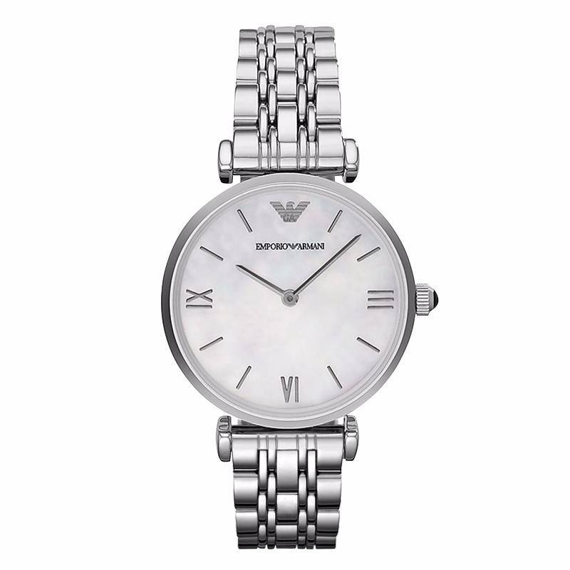 商品Armani|阿玛尼ARMANI 手表 钢制表带经典时尚休闲石英女士腕表AR1682,价格¥1221,第1张图片