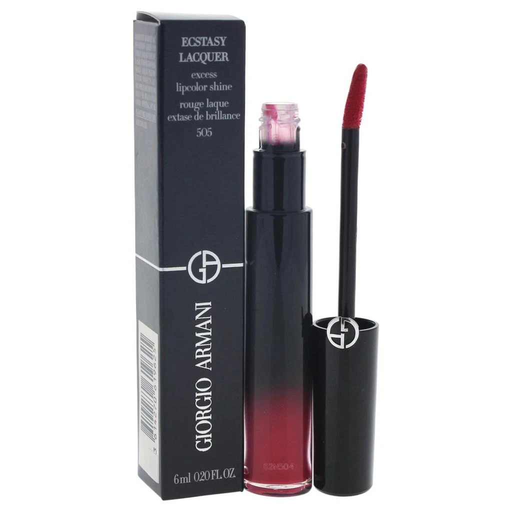 商品Giorgio Armani|Giorgio Armani W-C-11642 0.2 oz No. 505 Ecstasy Lacquer Excess Shine Lip Gloss - Crescendo Armani for Women,价格¥324,第1张图片