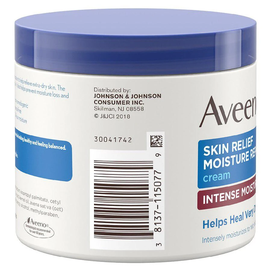 商品Aveeno|Skin Relief Intense Moisturizing Cream Fragrance Free,价格¥184,第3张图片详细描述