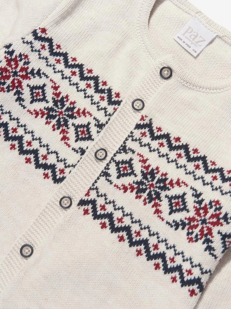 商品Paz Rodriguez|Baby Knitted Romper in Beige,价格¥550,第3张图片详细描述