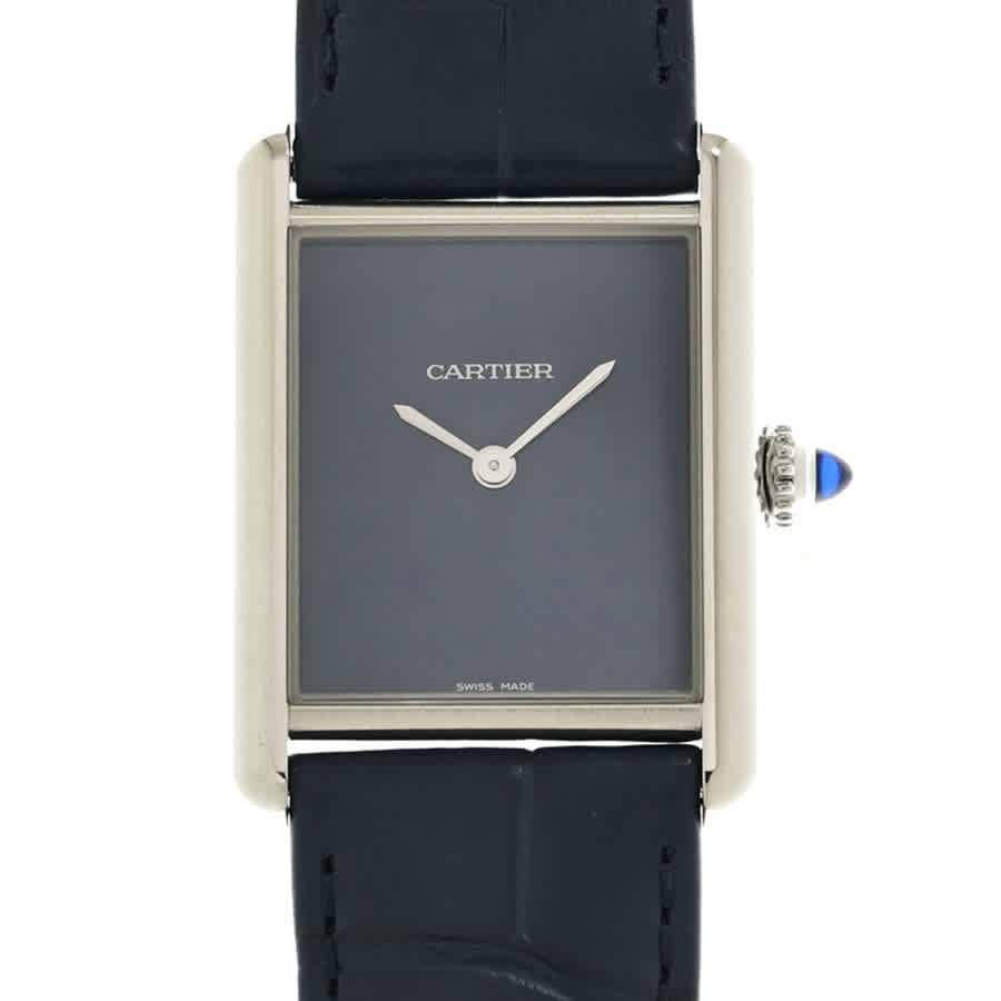 Cartier Tank Quartz Large Blue Dial Ladies Watch WSTA0055商品第2张图片规格展示