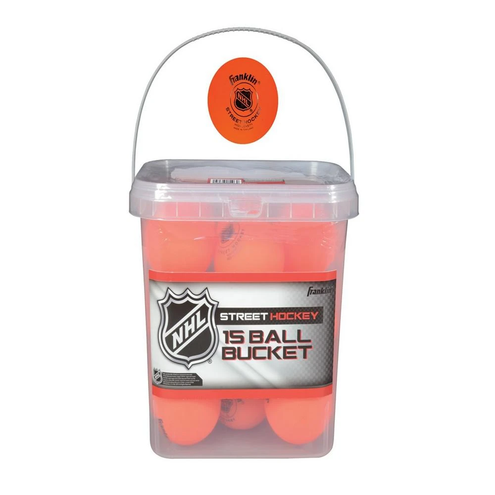 商品Franklin|Nhl Hi Density Street Hockey Ball Bucket,价格¥369,第1张图片