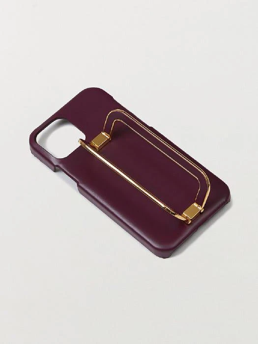 商品EENK|IPHONE 12,12PRO/12PRO MAX CASE - LINEY BURGUNDY,价格¥769,第1张图片