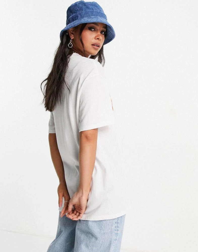商品Tommy Hilfiger|Tommy Jeans cotton tye dye collegiate logo oversized t-shirt in white - WHITE,价格¥181,第2张图片详细描述