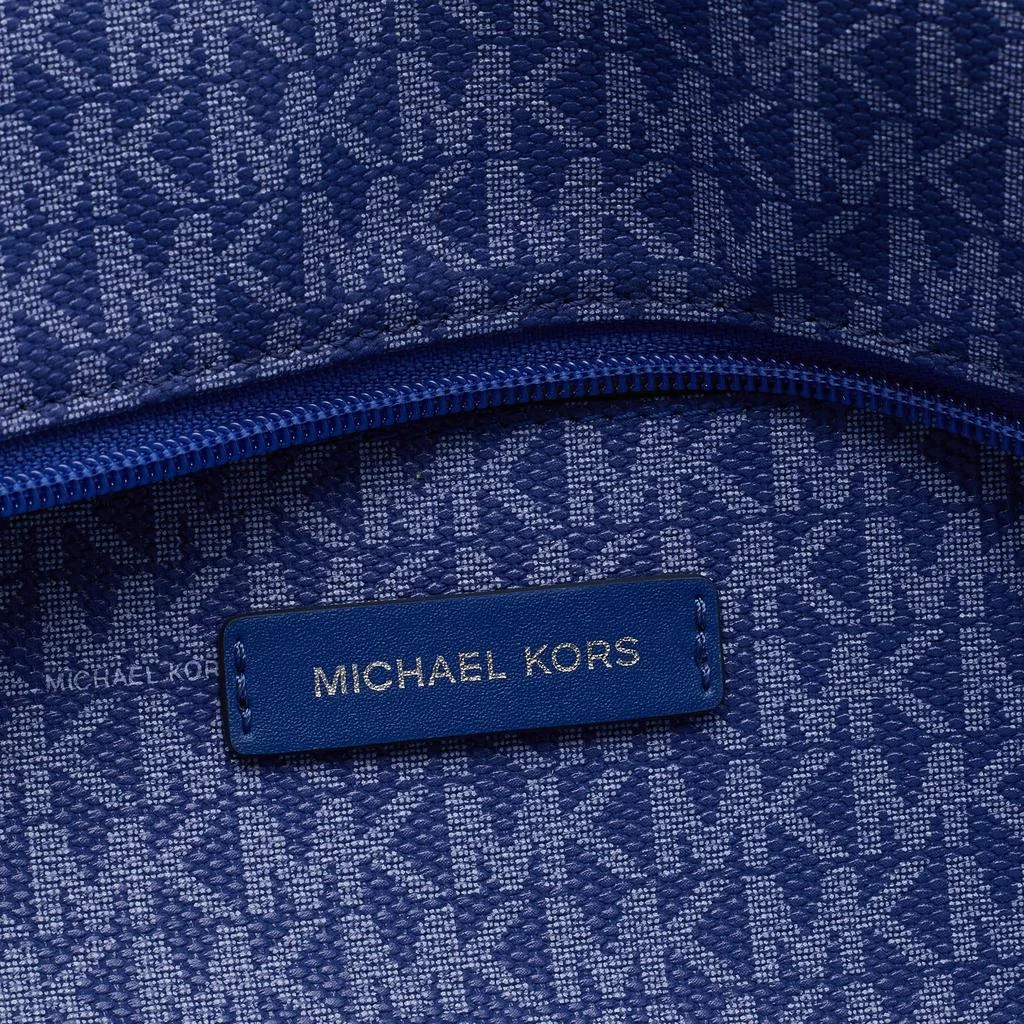 Michael Kors Blue Signature Coated Canvas And Leather Beck Tote 商品