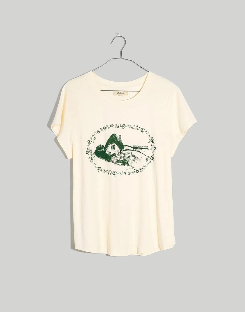 商品Madewell|Cotswold Hills Shrunken Shirttail Tee,价格¥297,第5张图片详细描述