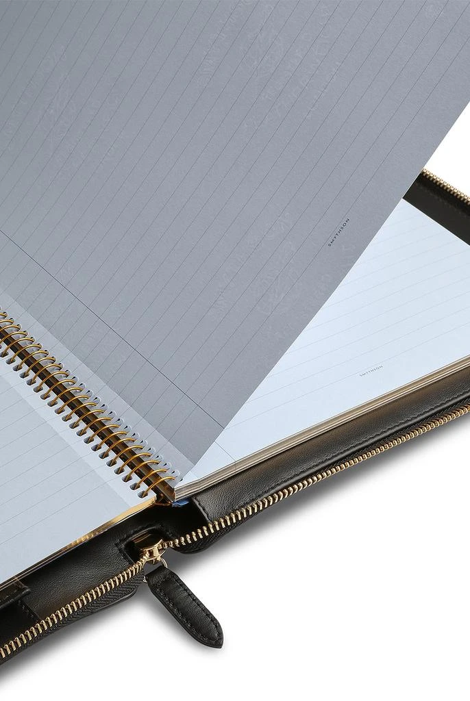 商品SMYTHSON|A4 writing folder with zip in panama,价格¥6529,第3张图片详细描述