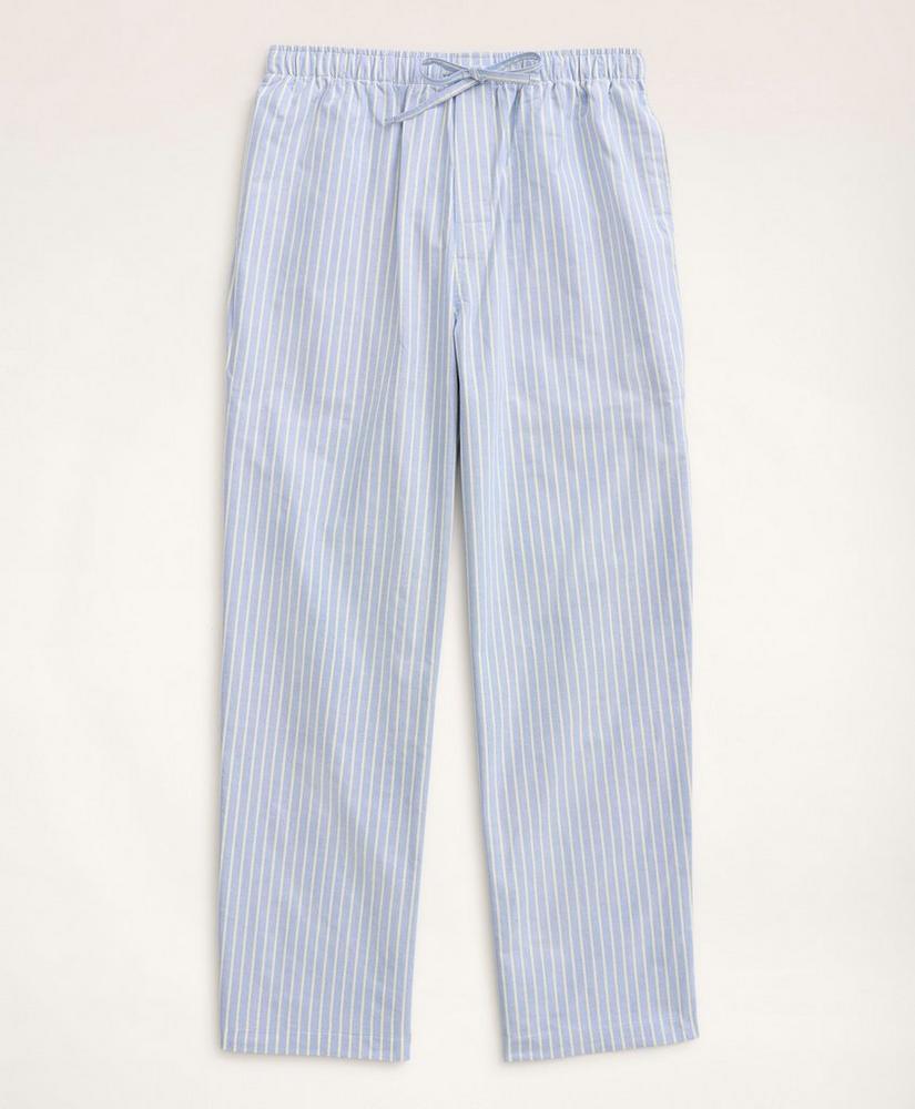 Cotton Oxford Stripe Lounge Pants商品第1张图片规格展示