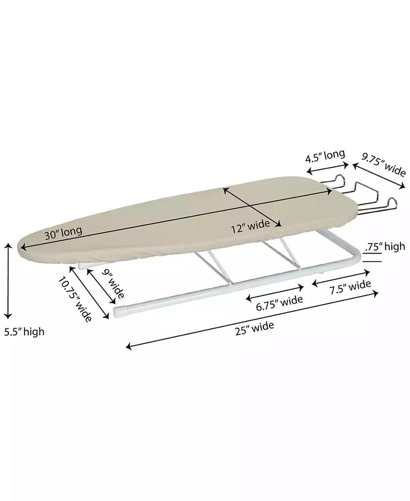 商品Household Essentials|Table Top Ironing Board with Iron Rest,价格¥419,第3张图片详细描述