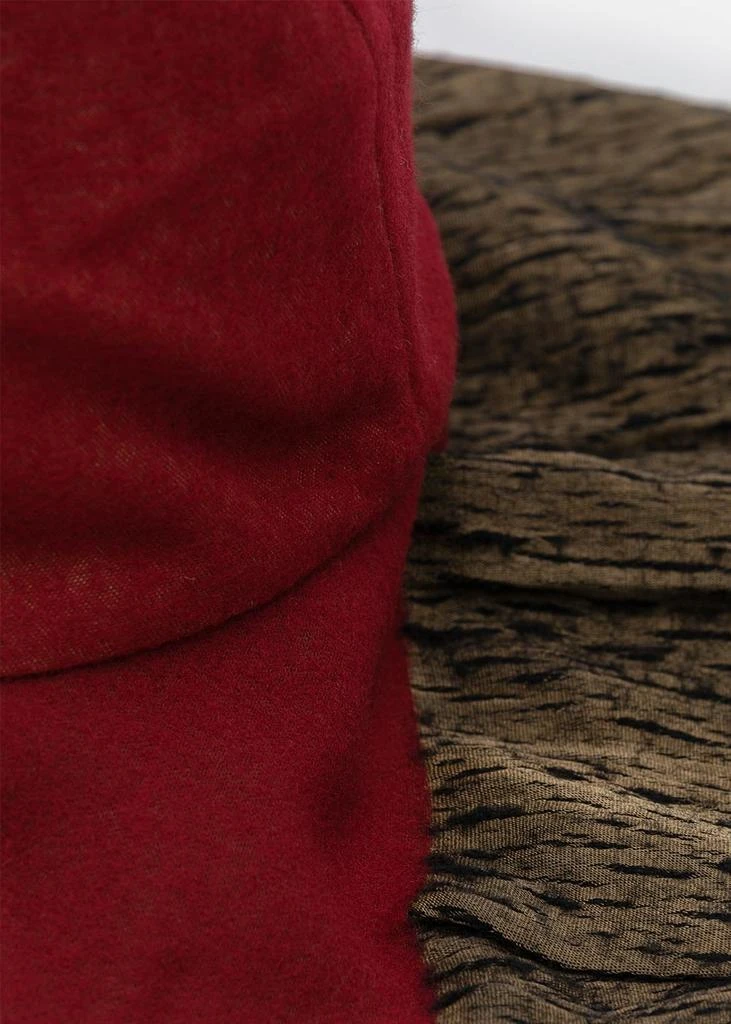 商品Uma Wang|Uma Wang Red & Mustard Helia Hat,价格¥1173,第5张图片详细描述