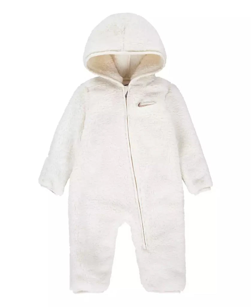 商品NIKE|Baby Boys and Girls Hooded Sherpa Coverall,价格¥209,第1张图片