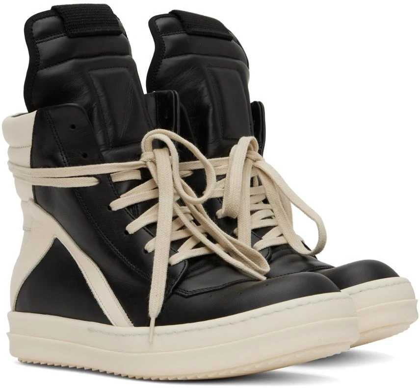 商品Rick Owens|Black Geobasket Sneakers,价格¥7928,第4张图片详细描述