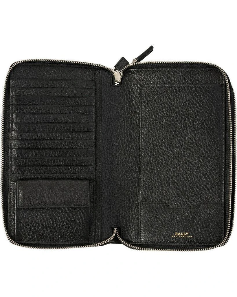 商品Bally|Bally Magus Men's 6219902 Black Leather Clutch Wallet,价格¥2567,第2张图片详细描述