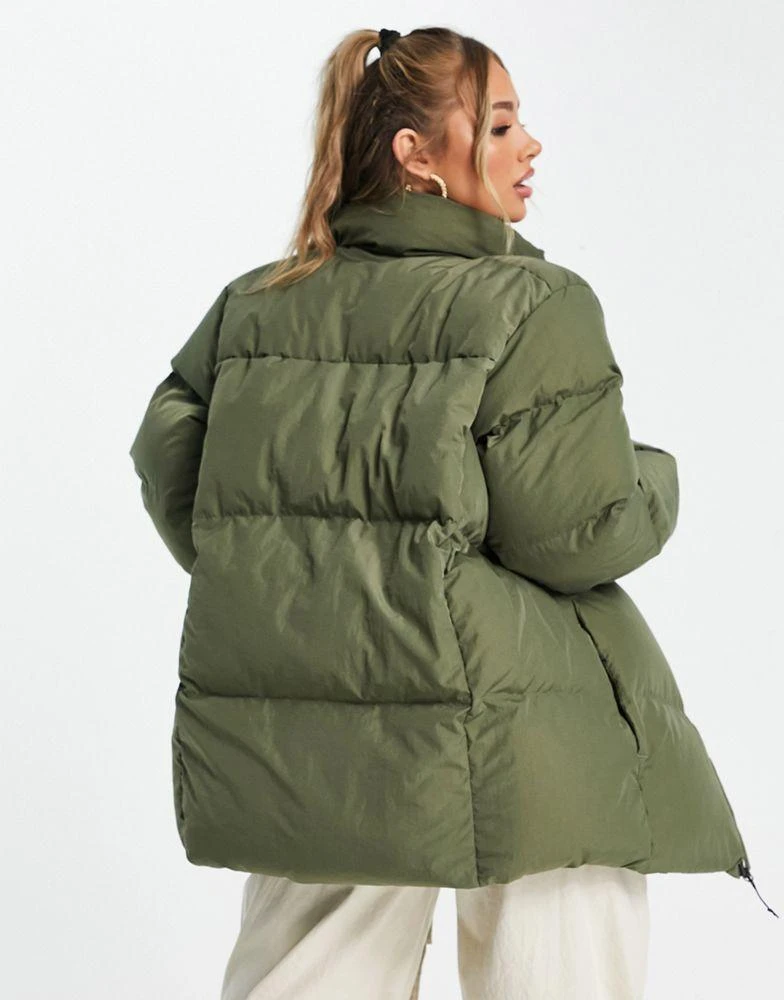 商品Columbia|Columbia Puffect crinkle finish nylon puffer jacket in khaki Exclusive at ASOS,价格¥1160,第2张图片详细描述