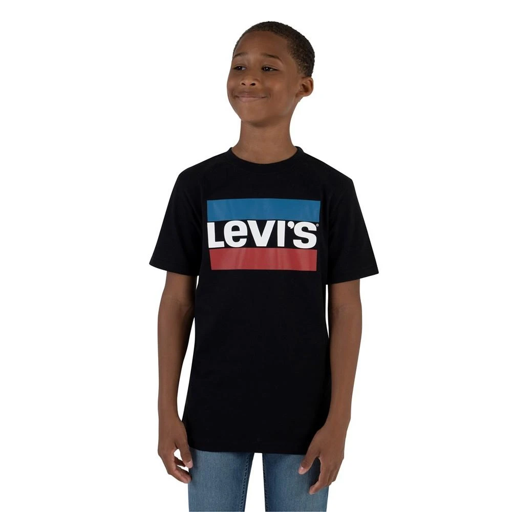 Levi's Big Boys Logo-Print Cotton Crewneck T-Shirt 1