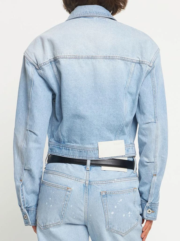 商品Off-White|Toybox Bleach Crop Cotton Denim Jacket,价格¥4012,第2张图片详细描述