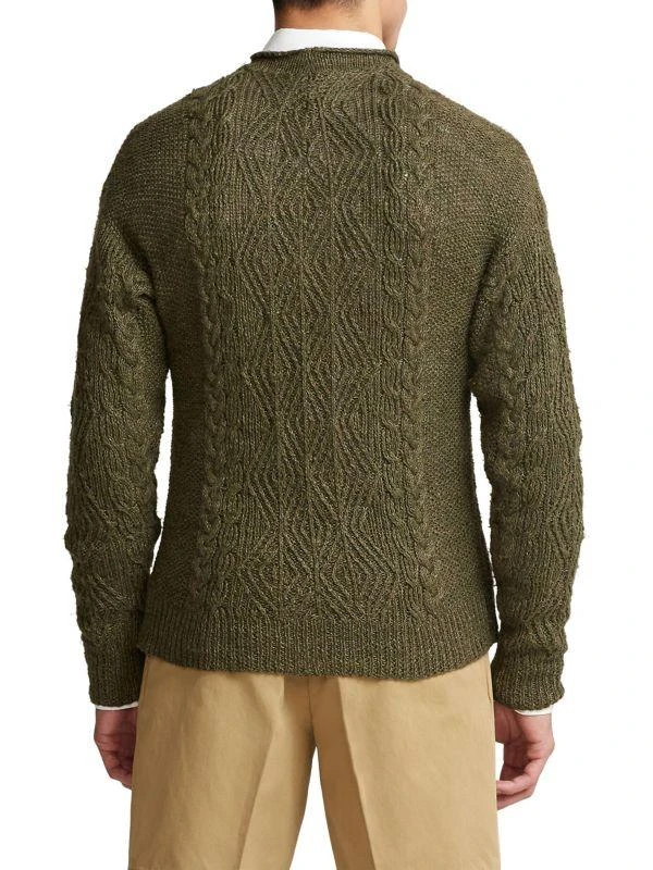 商品Ralph Lauren|Silk Blend Cable Knit Sweater,价格¥2737,第2张图片详细描述