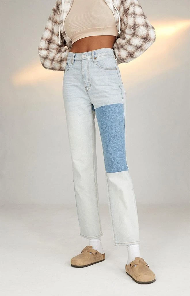 商品PacSun|Eco Repair Stripe Dad Jeans,价格¥164,第1张图片