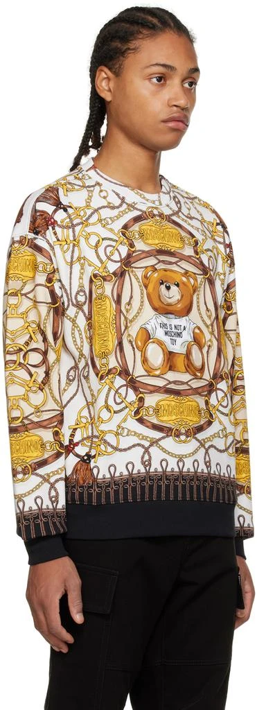 商品Moschino|Off-White Military Teddy Scarf Sweatshirt,价格¥2727,第2张图片详细描述