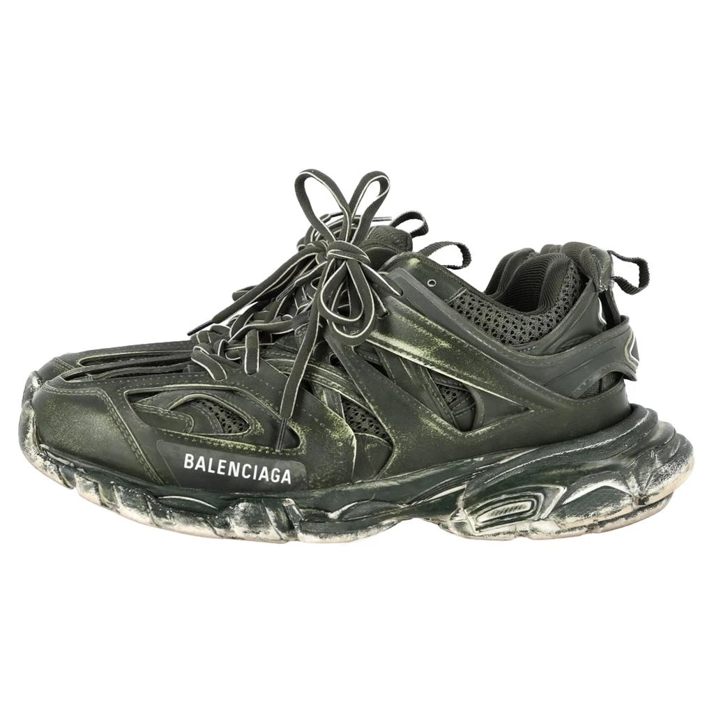 商品[二手商品] Balenciaga|Faded Track Sneakers in Green Polyurethane,价格¥2242,第4张图片详细描述